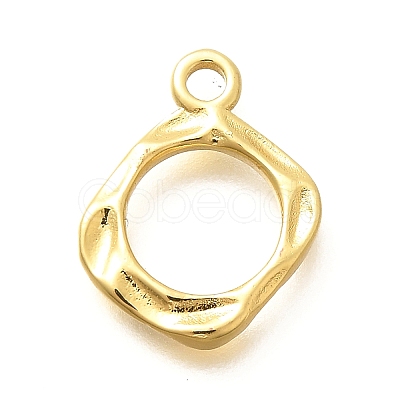 Rack Plating Brass Toggle Clasps KK-M309-45G-1