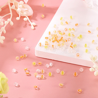 200Pcs Transparent Glass Beads GLAA-TA0003-46-1