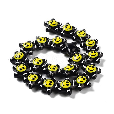 Glass Enamel Beads GLAA-G107-03-02-1