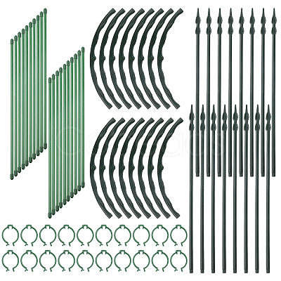 Plastic Single Stem Plant Support Rod KY-WH0046-51-1