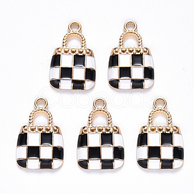 Alloy Enamel Pendants ENAM-N054-006C-1