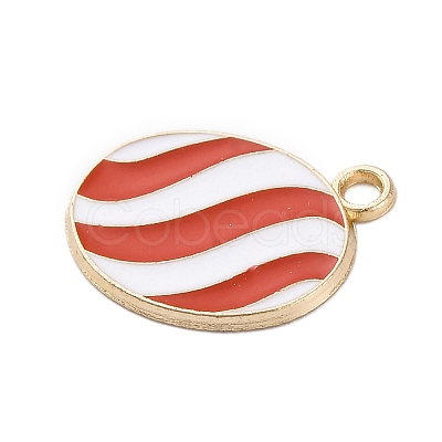 Christmas Alloy Enamel Pendants ENAM-S027-01C-G-1