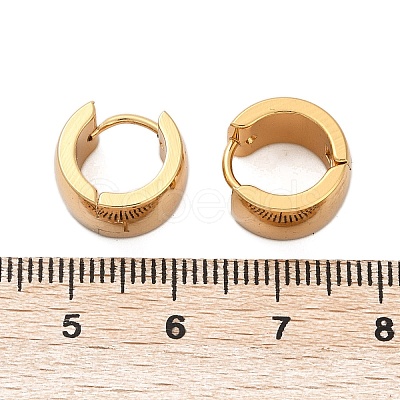 304 Stainless Steel Huggie Hoop Earrings EJEW-L252-035C-G-1