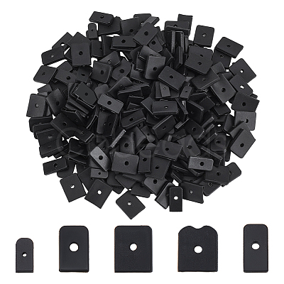 250Pcs 5 Styles Silicone Boning End Caps Cover SIL-NB0001-58A-1