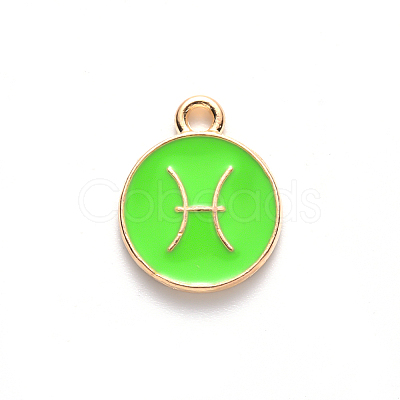Alloy Enamel Pendants LS-X-ENAM-S124-01A-06H-1