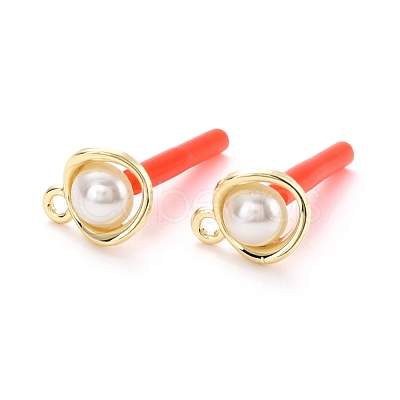 Alloy Stud Earring Findings EJEW-J102-02G-1