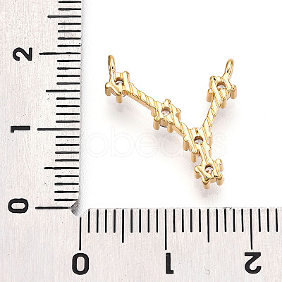 Brass Micro Pave Cubic Zirconia Pendants KK-N261-120D-G-1