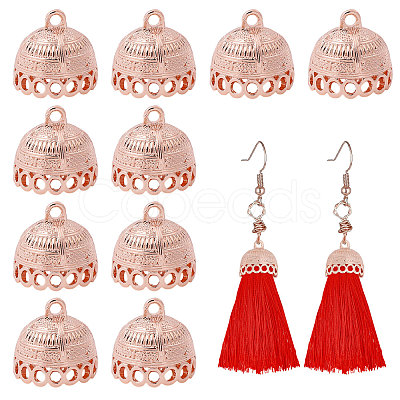 10Pcs Tibetan Style Alloy Pendant Bails FIND-CA0011-43RG-1