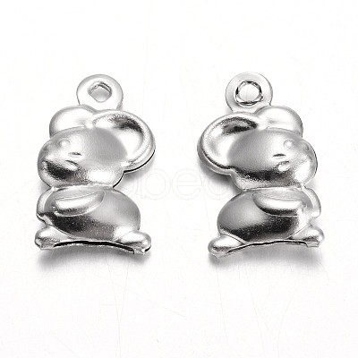 Tarnish Resistant 316L Surgical Stainless Steel Charms STAS-M225-04-1