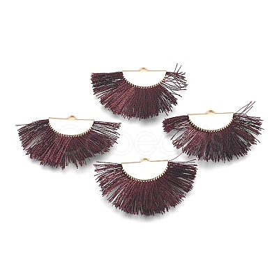 Nylon Tassel Pendants KK-F755-28G-06-NF-1