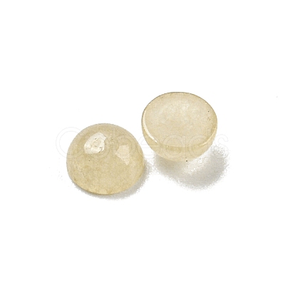 Natural White Jade Dyed Cabochons G-H309-03-19-1