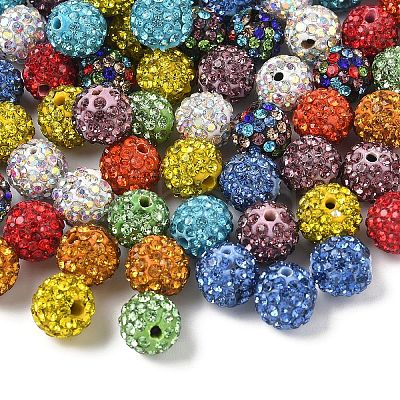 Pave Disco Ball Beads RB-YW0001-16A-1