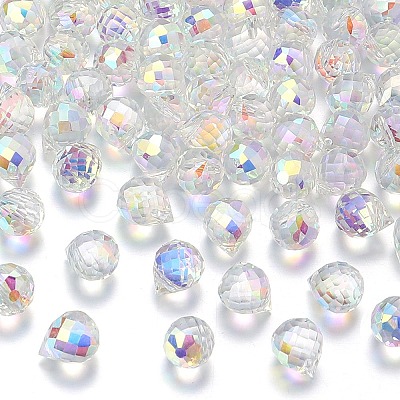 Transparent Glass Charms LS-X1-GLAA-P070-A04-1