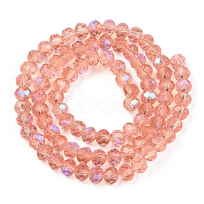 Electroplate Glass Beads Strands LS-EGLA-A034-T10mm-L24-1