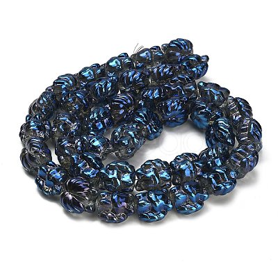 Electroplate Glass Bead Strands EGLA-H110-01HR-02-1