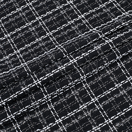 Tartan Chemical Fiber Fabric DIY-WH0591-521B-1