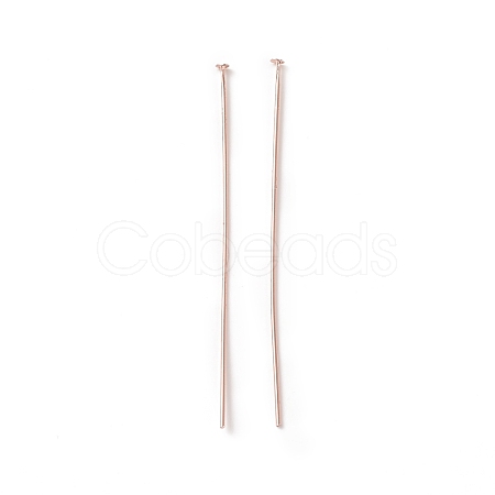 Brass Flat Head Pins KK-WH0058-03D-RG-1