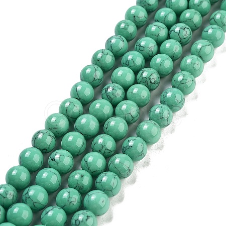 Synthetic Turquoise Beads Strands TURQ-H038-8mm-XXS11-1