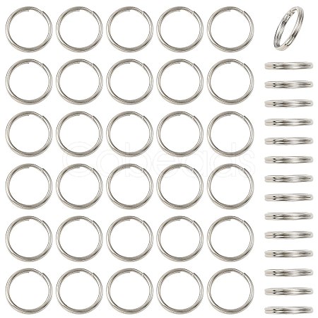 100Pcs Iron Split Key Rings IFIN-FS0001-65B-1
