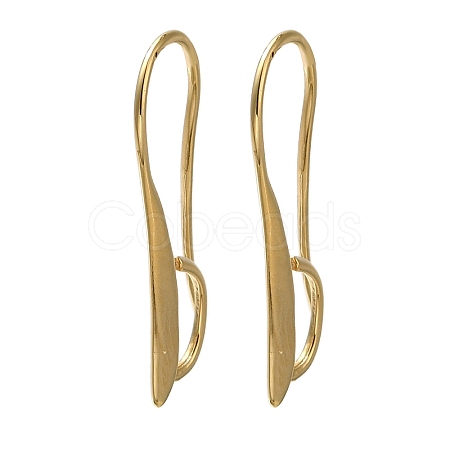 Brass Earring Hooks KK-H502-12G-1