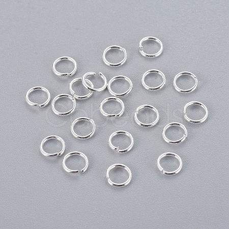 304 Stainless Steel Jump Rings STAS-E464-09J-S-1