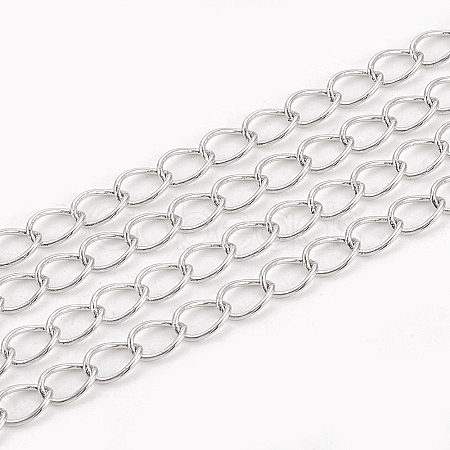 Soldered Brass Curb Chains CHC-S003-06P-1