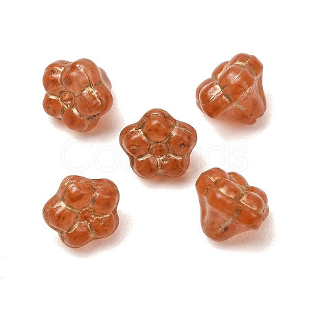 Handmade Lampwork Bead Caps LA-CBAA1BE-02A-1
