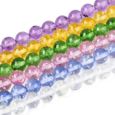 Luminous Handmade Lampwork Beads Strands LAMP-N036-12A-01-1