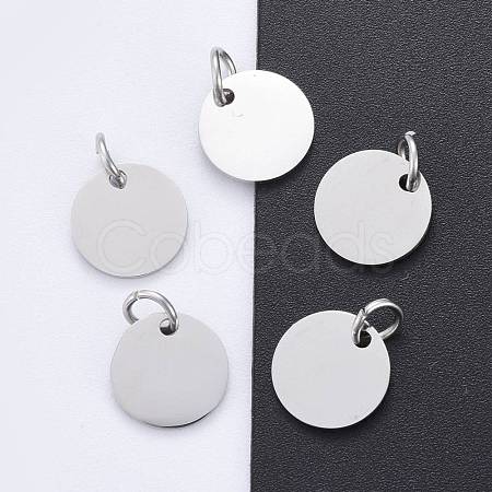 Tarnish Resistant 201 Stainless Steel Pendants STAS-S105-T637-1-10-1