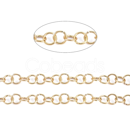 PVD Vacuum Plating 304 Stainless Steel Rolo Chains CHS-F011-08A-G-1