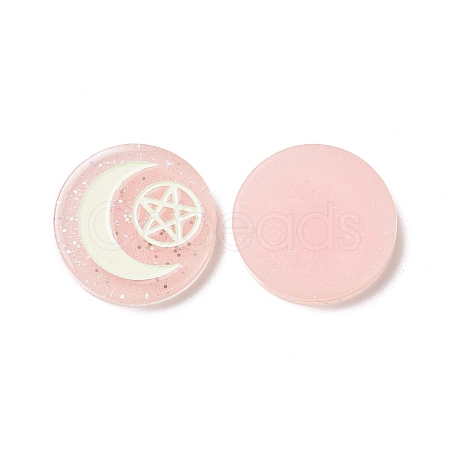 Resin Cabochons RESI-G055-02F-1