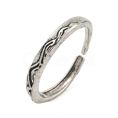 Alloy Cuff Rings for Women RJEW-A034-05AS-1