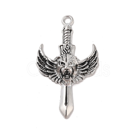 Alloy Enamel Big Pendants FIND-M021-07AS-03-1