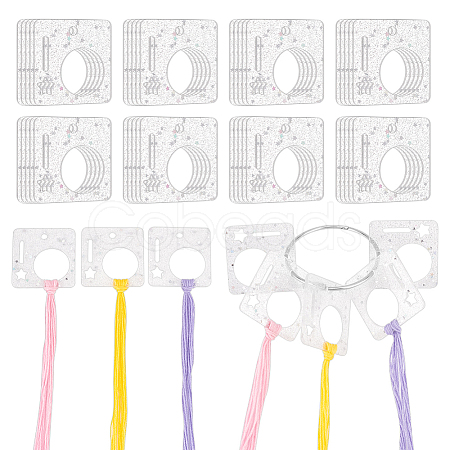 20Pcs Acrylic Floss Bobbin TOOL-OC0001-92E-1