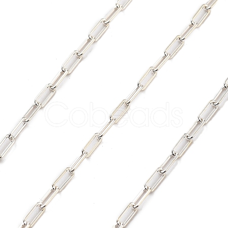 925 Sterling Silver Paperclip Chains STER-P064-02S-1
