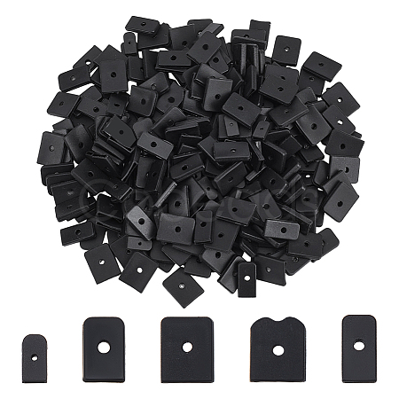 250Pcs 5 Styles Silicone Boning End Caps Cover SIL-NB0001-58A-1
