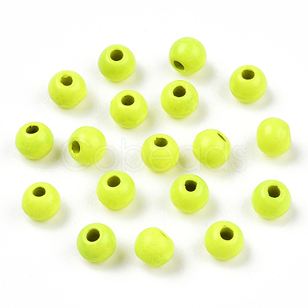 Spray Painted Alloy Beads PALLOY-TAC0044-50F-1