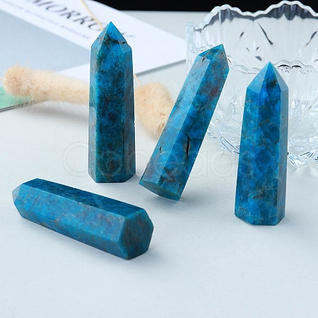 Point Tower Natural Apatite Home Display Decoration PW-WG91959-04-1
