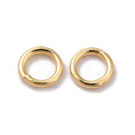 Brass Soldered Closed Jump Rings X-KK-G465-26G-1