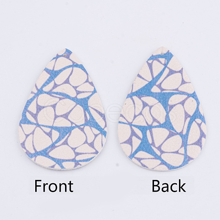 PU Leather Big Pendants X-FIND-T020-003L-1