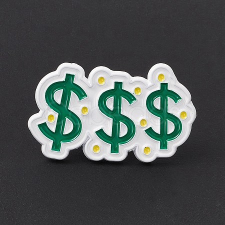 Dollar Money Enamel Pin JEWB-A005-10-07-1