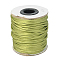 Nylon Cord, Satin Rattail Cord, for Beading Jewelry Making, Chinese Knotting, Olive Drab, 2mm, about 50yards/roll(150 feet/roll)