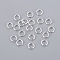 304 Stainless Steel Jump Rings, Open Jump Rings, Silver Color Plated, 20 Gauge, 4x0.8mm, Inner Diameter: 2.5mm