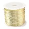 Copper Wire, Round, for Jewelry Making, Light Gold, 28 Gauge(0.3mm), about 492.13 Feet(150m)/Roll