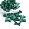 Spray Painted Alloy Multi-Strand Links, For Tile Elastic Bracelets Making, Bowknot, Dark Green, 13x8x3.5mm, Hole: 1mm