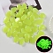 Resin Luminous Glow in the Dark Pebbles Stone, Vase Fillers, Nuggest, Green Yellow, 20~30mm