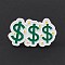 Dollar Money Enamel Pin, Alloy Brooch for Backpack Clothes, Sign Pattern, 18x30x1.5mm, Pin: 1.2mm