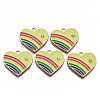 Alloy Enamel Pendants ENAM-T011-108B-NR-1