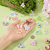 75Pcs 3 Styles Opaque Resin Enamel Cabochons CRES-TA0001-52-6