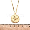 304 Stainless Steel Constellation Pendant Necklaces NJEW-K392-01G-08-5